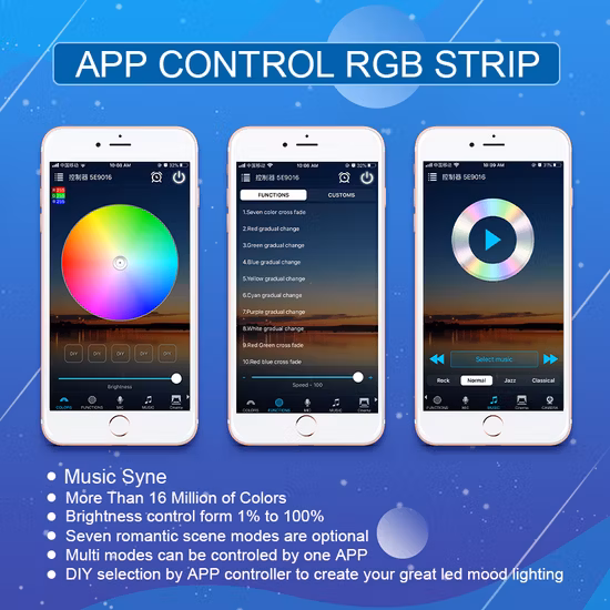 12V 5050 フレキシブル LED ストリップ ライト LED ストリップ ライト キット