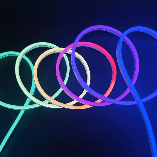 ホットセール 06*13mm ネオン LED RGB ストリップ ライト キット